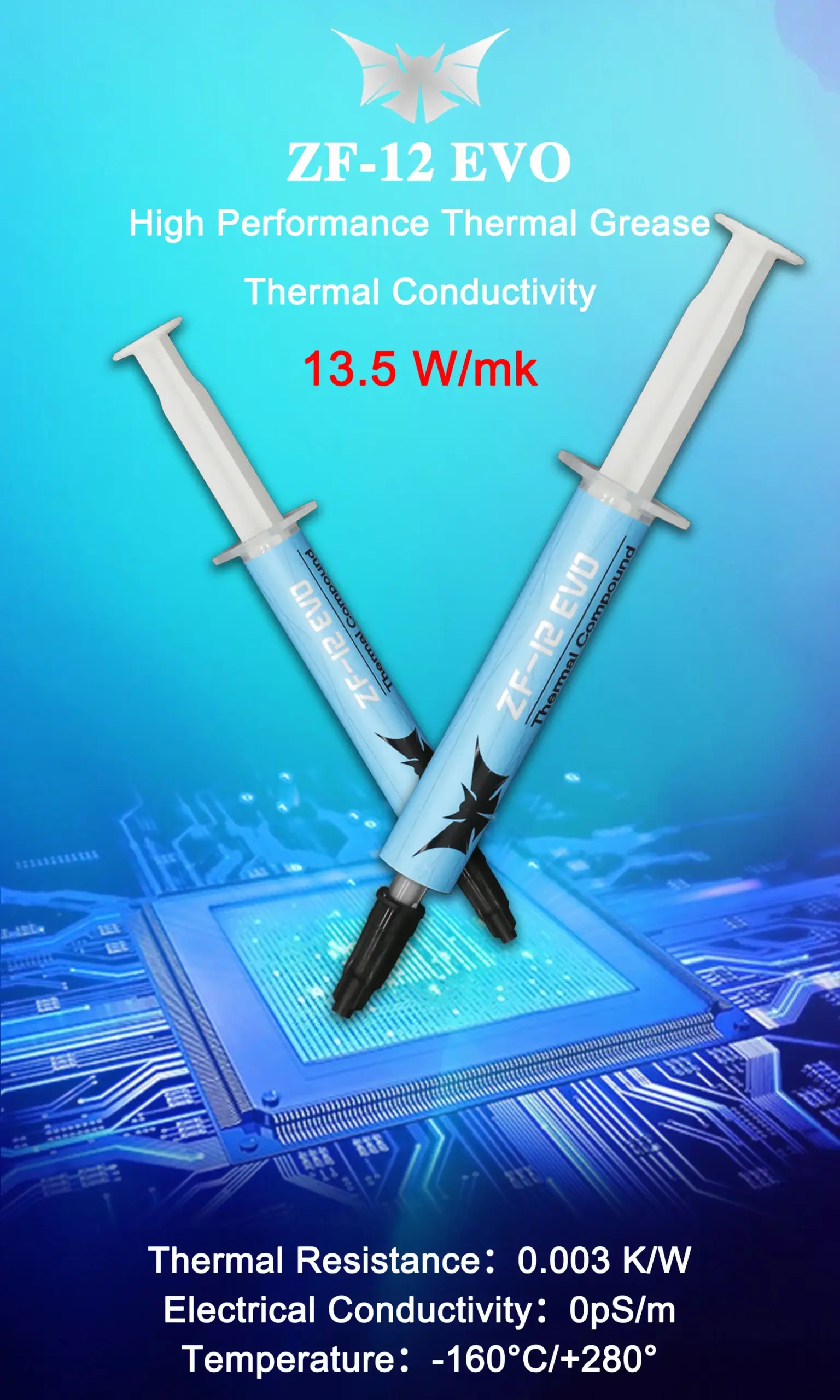 ZF-12 EVO Thermal Grease for CPUs and GPUs 2 ZF-12 EVO Thermal Grease for CPUs and GPUs - Image 2