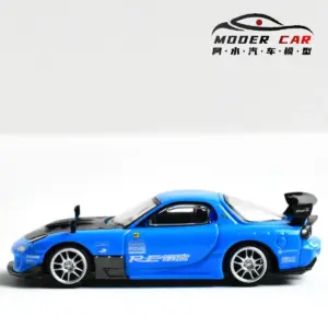 Blue Mazda RX7 1:64 Diecast Model Car 5 Sed37a9e3c1194d8480af93b5846a96065