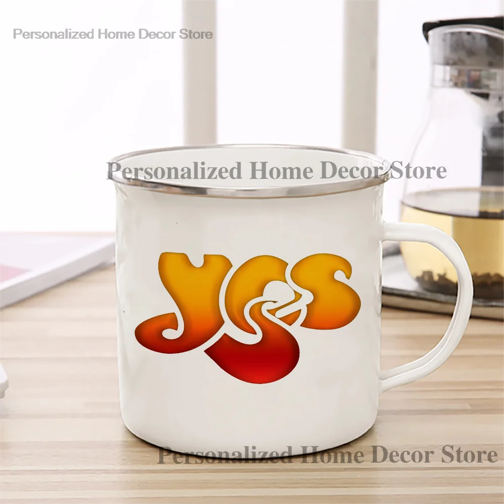 Vibrant Retro Rock Band Enamel Mug 5 Vibrant Retro Rock Band Enamel Mug - Image 5