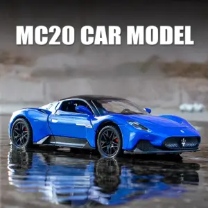 1:32 Maserati MC20 Diecast Model in Blue 12 Sed6a94d7d1ca46ca9090892c42d2163f9