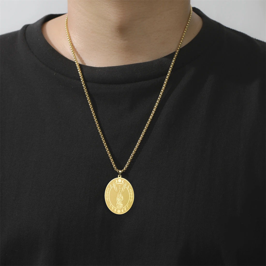 Stainless Steel Lilith Sigil Necklace 4 Stainless Steel Lilith Sigil Necklace - Image 4