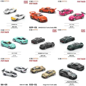 Diecast Porsche 1:64 Model Collection