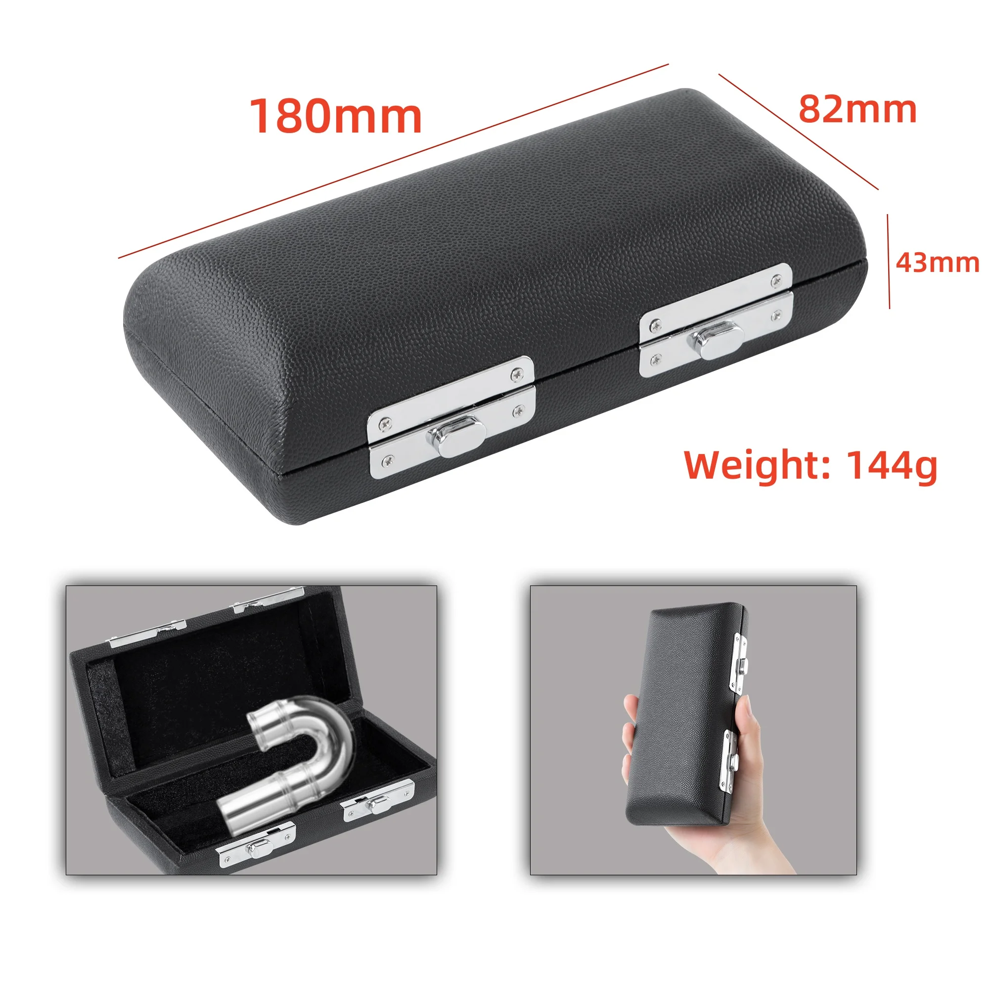 Flute Mouthpiece Storage Case with Secure Latches 7 Flute Mouthpiece Storage Case with Secure Latches - Image 7