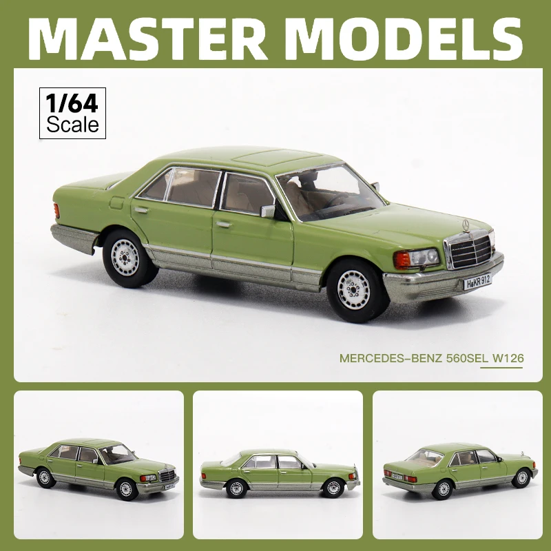 Mercedes-Benz 560 SEL 1/64 Diecast Model 6 Mercedes-Benz 560 SEL 1/64 Diecast Model - Image 6