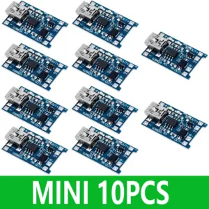 Set of 10 Lithium Battery Charging Boards for 18650 17 Sedd56c38e1804f2ea7a867c1b8a370a5e