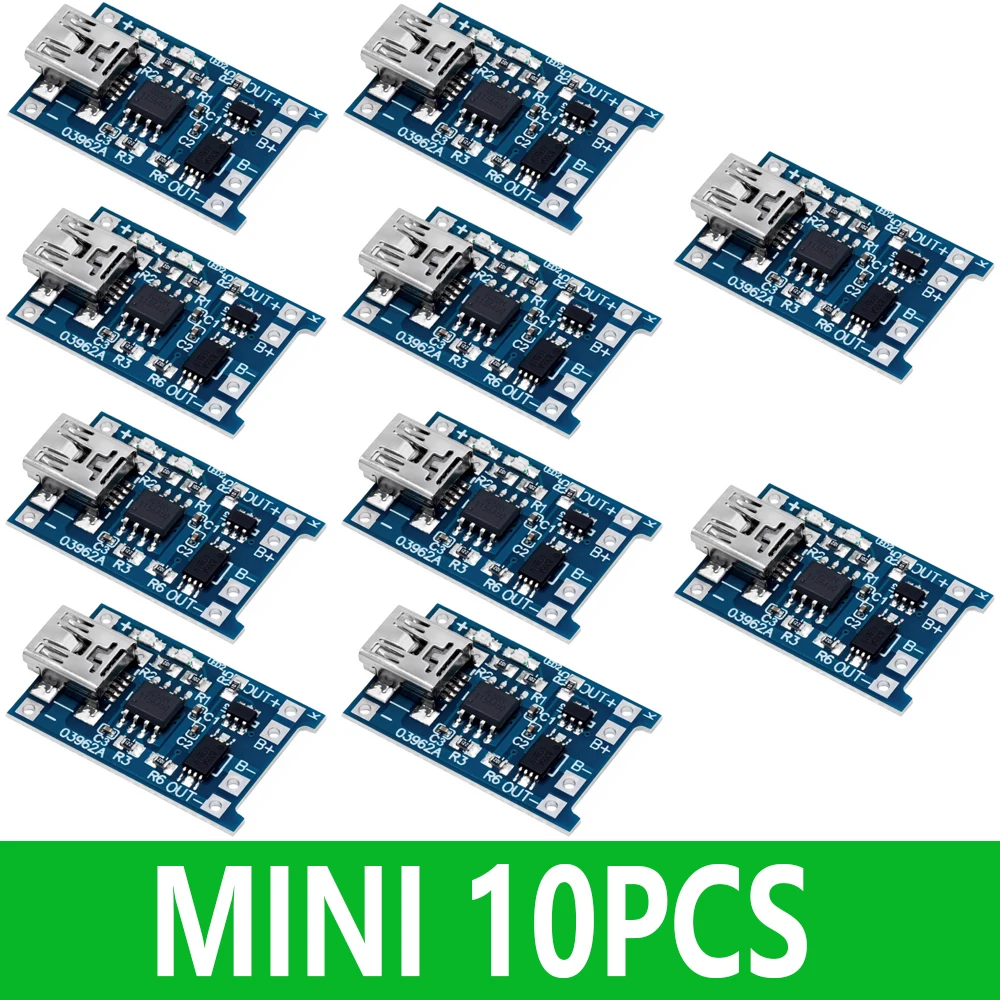 Set of 10 Lithium Battery Charging Boards for 18650 9 Set of 10 Lithium Battery Charging Boards for 18650 - Image 9