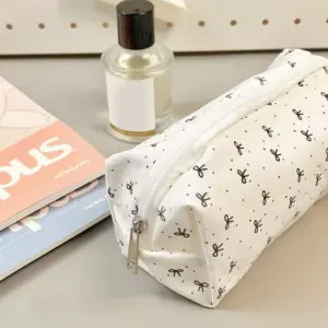 White Bow-Shaped Pencil Case for Women 10 Sedd97d72efe4417fabe3db76e5eb5962M