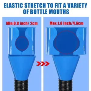 Foldable Blue Oil Funnels Set for Automotive 12 See06ea5c0dd9429e98ea0dfd56cce1d4c