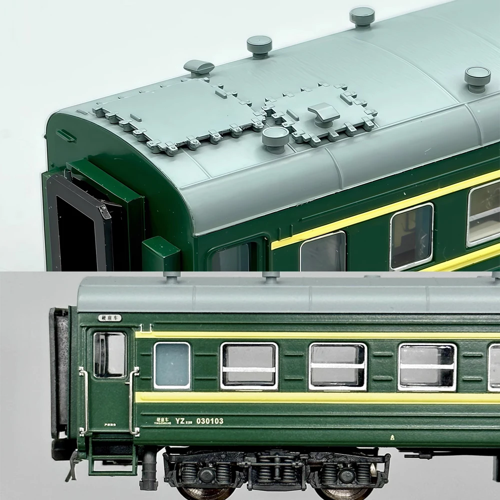 Micro N 1/160 Passenger Train Carriage Set 5 Micro N 1/160 Passenger Train Carriage Set - Image 5