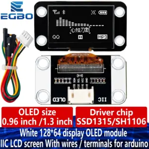 White OLED Display Module 0.96 / 1.3 Inch 128x64