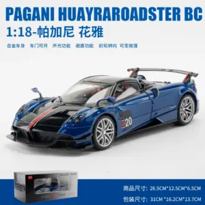 1:18 Blue Huayra BC Diecast Model with Light and Sound 17 See51c198a4a641eca1998c6f64bc6578r