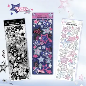 Colorful Y2K Star Sticker Sheet for Crafts 12 See9c276c1cdf4c92b9ca3f844b76c7f2P