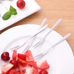 Stainless Steel Fruit Fork Set - 5 or 10 Pieces 12 Seeb4959324ca4dad8aea946db2fcae8dD