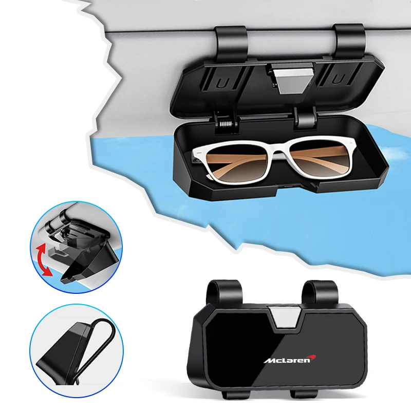 McLaren Sun Visor Glasses Holder for Cars 3 McLaren Sun Visor Glasses Holder for Cars - Image 3