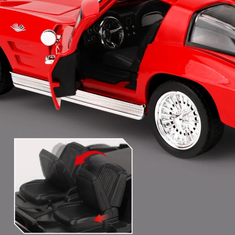 Corvette C2 Sting Ray 1:32 Diecast Model 2 Corvette C2 Sting Ray 1:32 Diecast Model - Image 2