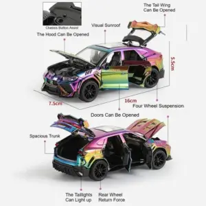 Miniature Lamborghini Urus Model 1:32 Scale 12 Sef02b6c567c44a8287f2cd553637dcc5z