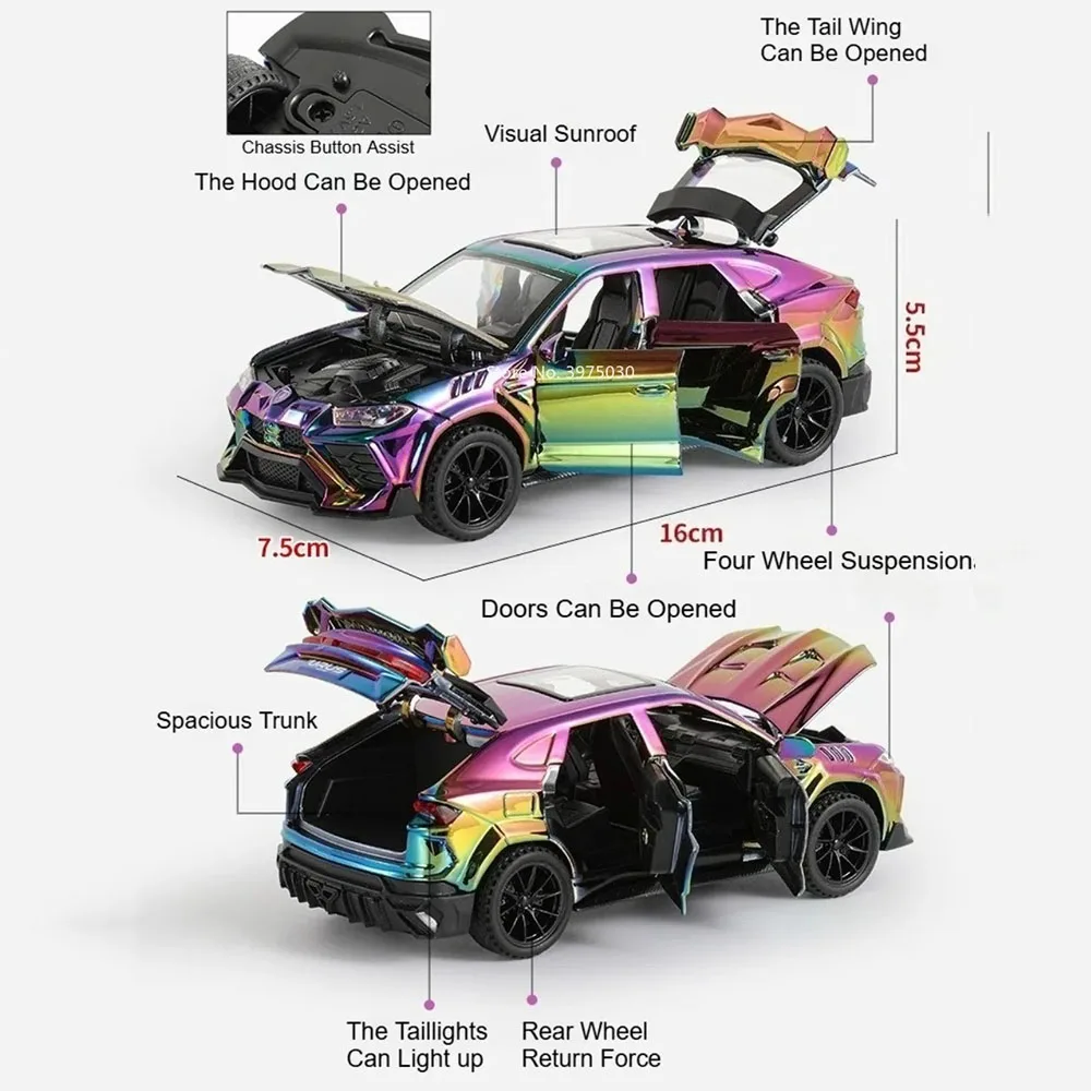 Miniature Lamborghini Urus Model 1:32 Scale 5 Miniature Lamborghini Urus Model 1:32 Scale - Image 5