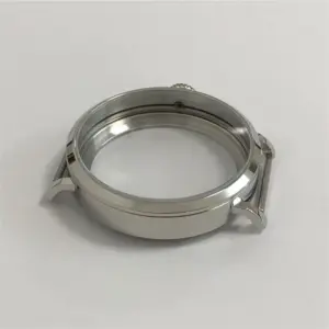46mm Mirror-Polished Stainless Steel Watch Case