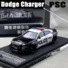 TIME MICRO PSC 1/64 Dodge Charger Police Car Alloy Motor Vehicle Toy Die-casting Metal Model Collection Boy Christmas Gifts