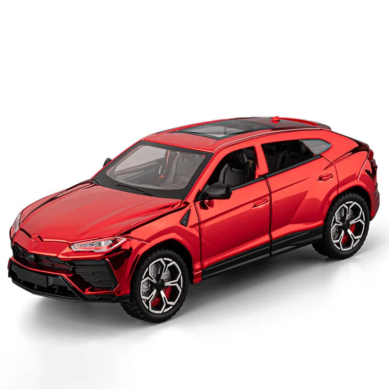 1:24 Scale Diecast Off-Road SUV Model in Red 9 1:24 Scale Diecast Off-Road SUV Model in Red - Image 9