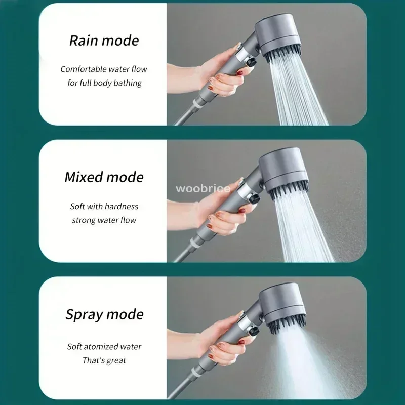 High-Pressure Multi-Mode Shower Head with Filtration 6 High-Pressure Multi-Mode Shower Head with Filtration - Image 6