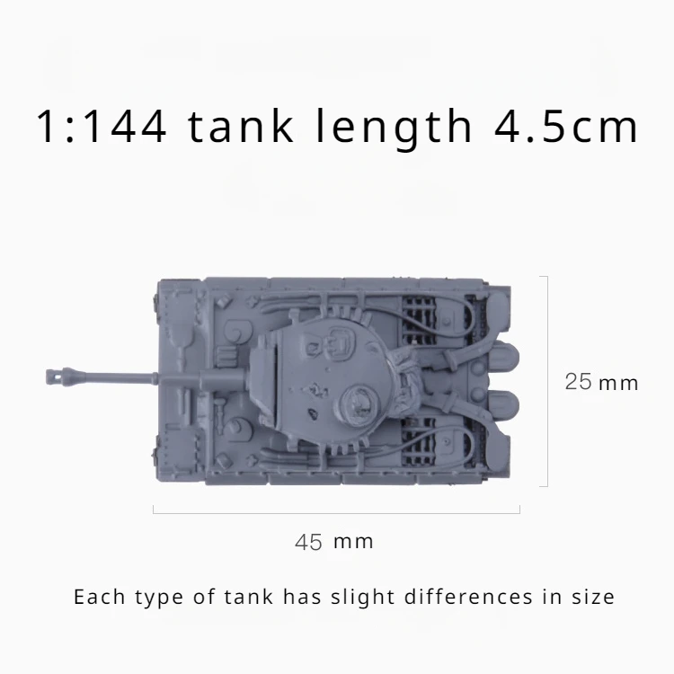 8pcs 1:144 Scale Military Tank Model Set 4 8pcs 1:144 Scale Military Tank Model Set - Image 4