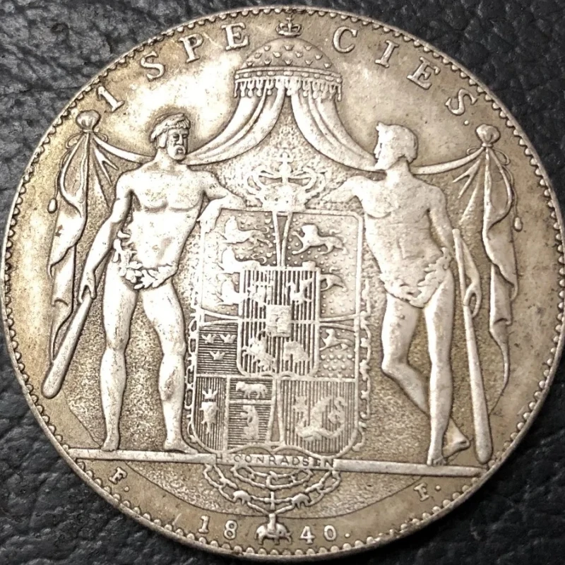 Vintage 1840 Denmark 1 Speciedaler Replica Coin 3 Vintage 1840 Denmark 1 Speciedaler Replica Coin - Image 3