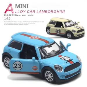 Blue 1:32 Scale Mini Cooper Diecast Model 8 Sefe5c9faad244b138c6e14c4129a43d57