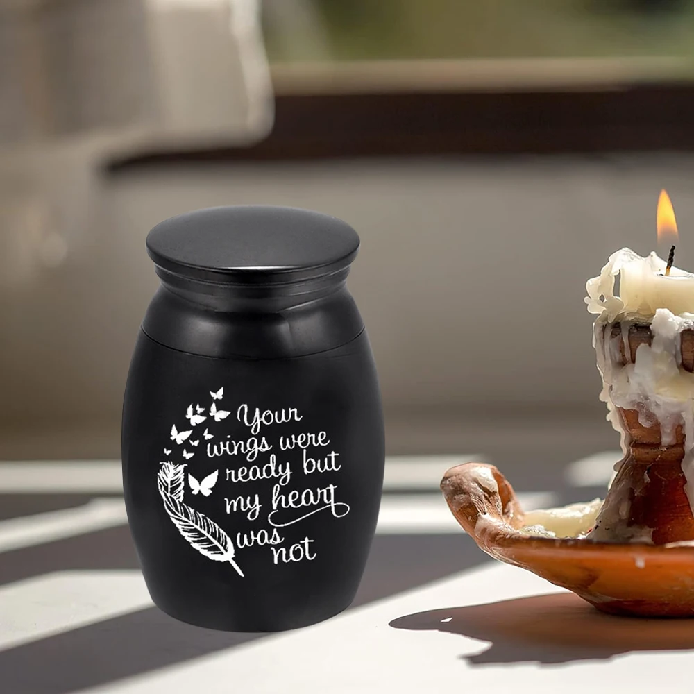 Mini Pet Memorial Urn Aluminum Alloy Blue, Black, Silver, Gold 5 Mini Pet Memorial Urn Aluminum Alloy Blue, Black, Silver, Gold - Image 5