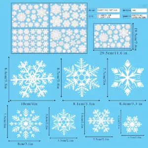 Elegant Christmas Window Stickers Set 13 Sf0126758ef464ea087010b1be9a11e56B