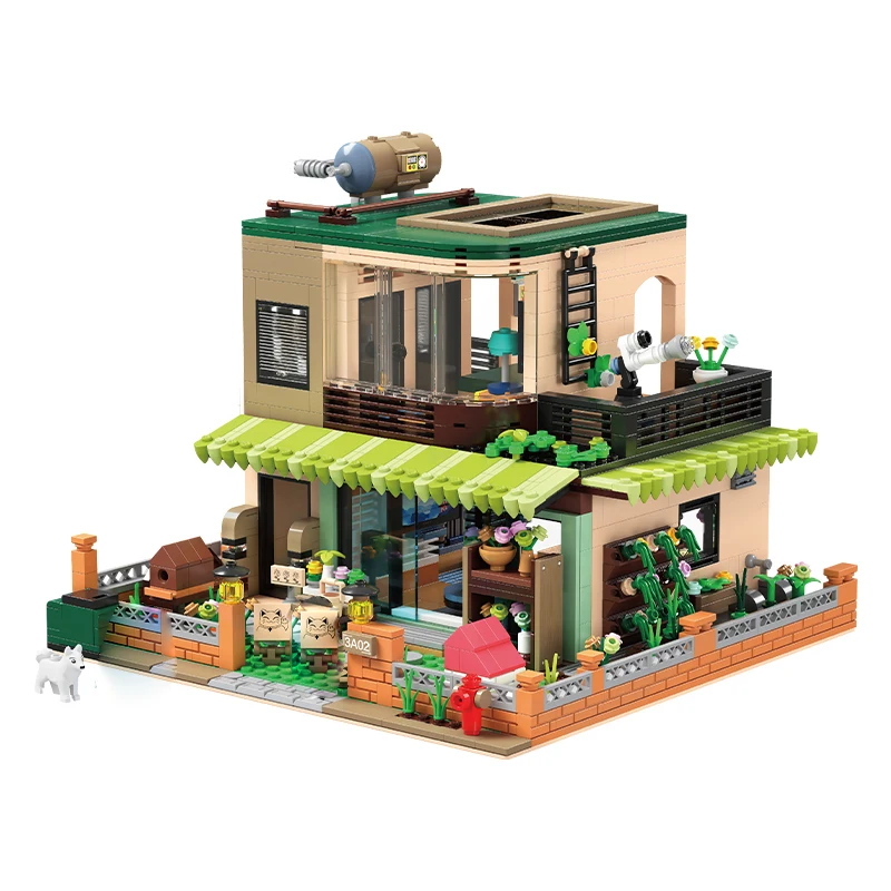 Japanese Cherry Blossom Kyoto Building Micro Set 2 Japanese Cherry Blossom Kyoto Building Micro Set - Image 2