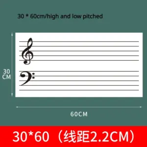 Dry Erase Music Staff Magnet for Teaching 17 Sf04b55c9acaa4d5d81fbc6f83b1bfba47