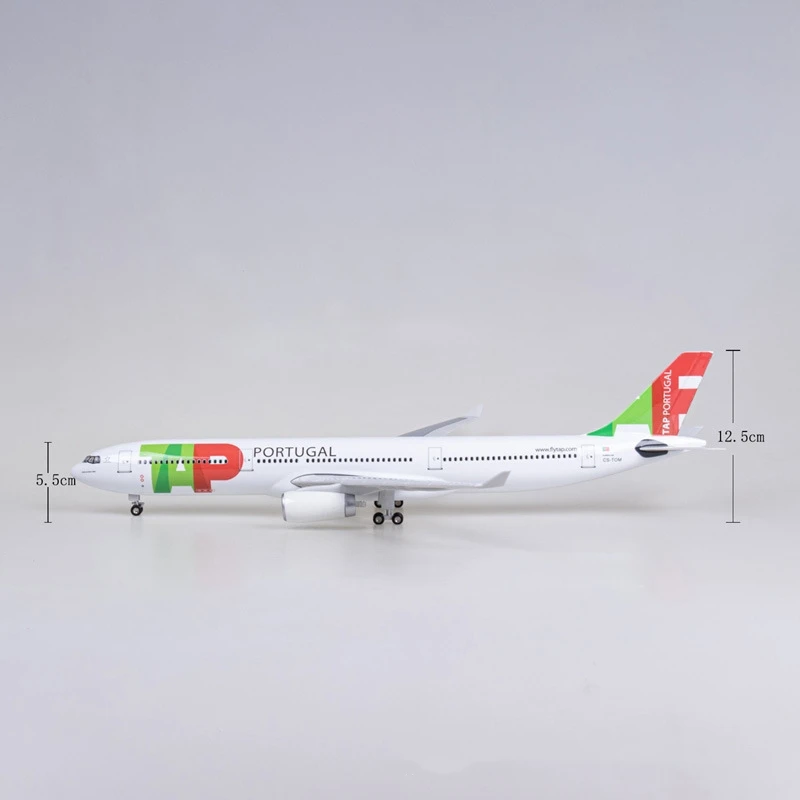 Portugal Airlines Airbus A330 Model with LED Lighting 4 Portugal Airlines Airbus A330 Model with LED Lighting - Image 4