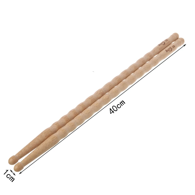 Natural Bamboo Drumsticks 5A/5B, 40cm 6 Natural Bamboo Drumsticks 5A/5B, 40cm - Image 6