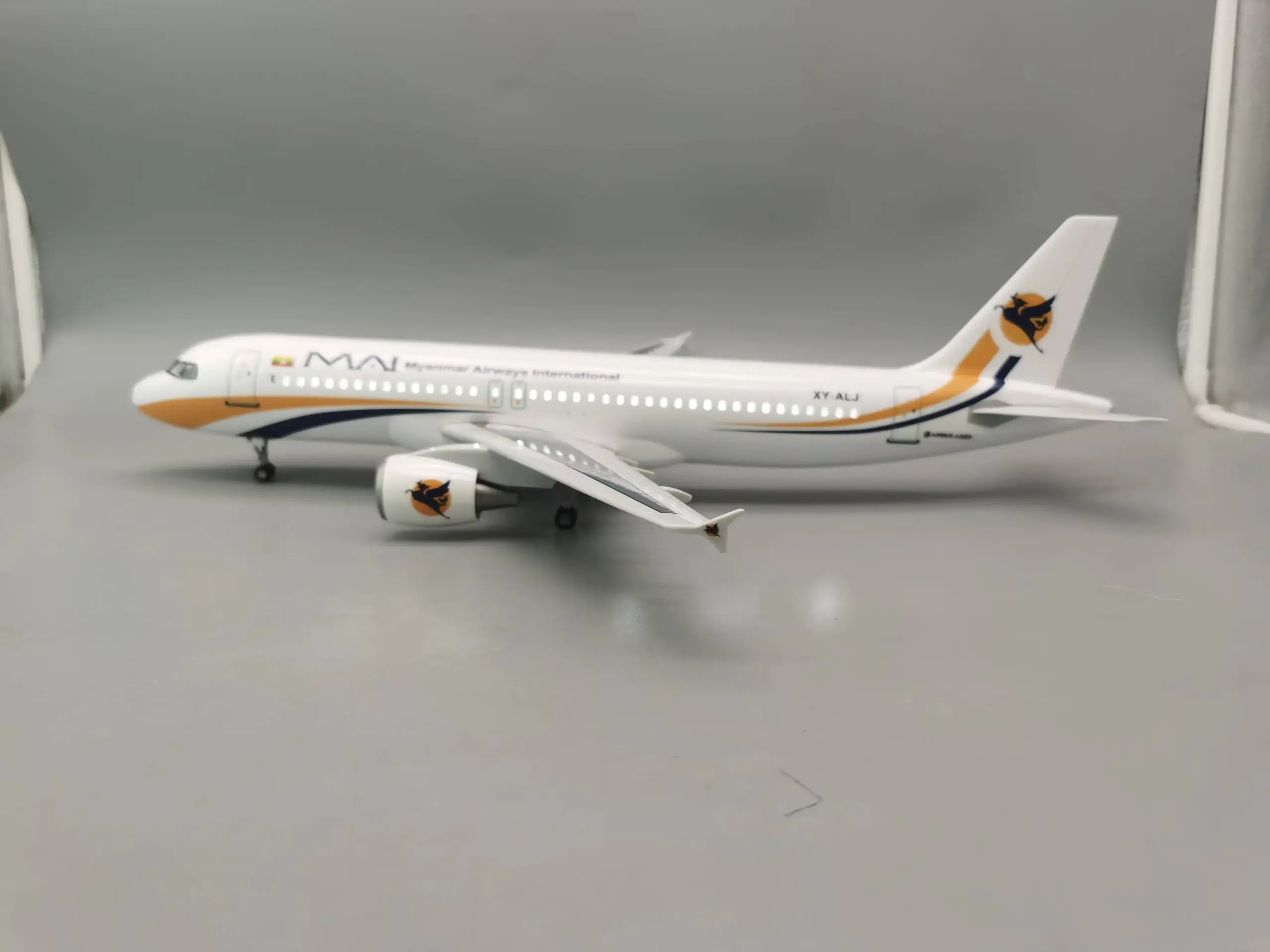 Myanmar Air Airlines A320 NEO Model 1/80 Scale 3 Myanmar Air Airlines A320 NEO Model 1/80 Scale - Image 3