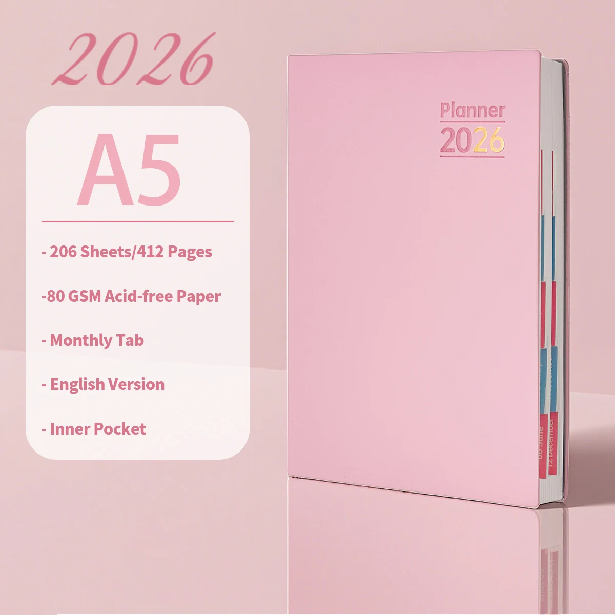 2026 Premium Planning Journal with Leather Cover 10 2026 Premium Planning Journal with Leather Cover - Image 10