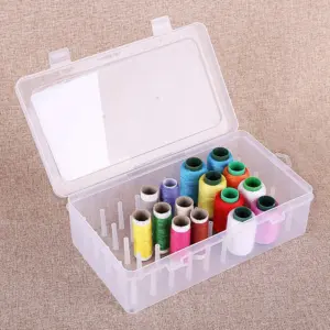 Transparent Sewing Thread Storage Box