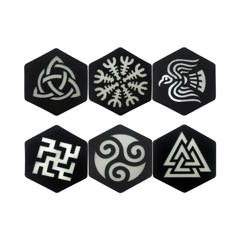 Odin Compass Glow-In-The-Dark Patch 6cm 3 Odin Compass Glow-In-The-Dark Patch 6cm - Image 3