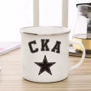 Enamel & Ceramic Mug Set with Personalization