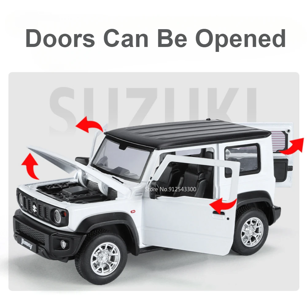 Vibrant Yellow Suzuki Jimny Diecast Model 3 Vibrant Yellow Suzuki Jimny Diecast Model - Image 3