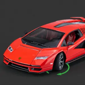 White 1/24 Scale Supercar Model by WELLY 13 Sf0c73a8f9b8b4c7ea4844d7df57d47ebU