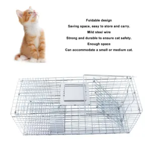 Foldable Steel Cat Cage for Small Cats 9 Sf14326baf5df4bf9bd1563ce10295e12T