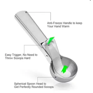 Stainless Steel Ice Cream Scoop 5cm Bowl 9 Sf196b25a5d84488ca52671887c4daa1dK