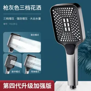 Multi-Mode Chrome Shower Head with Water Saving 18 Sf1a97fe0daba426d9a9e989ee008b862f