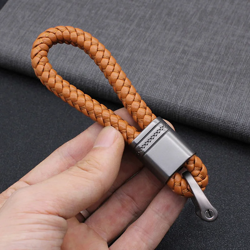 Elegant Leather and Zinc Alloy Keychain 3 Elegant Leather and Zinc Alloy Keychain - Image 3