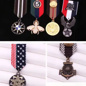 European and American Medal & Badge Pin Set 14 Sf1c66eb435754395abaa974e96739a38e