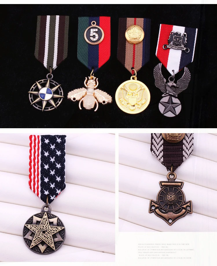 European and American Medal & Badge Pin Set 5 European and American Medal & Badge Pin Set - Image 5