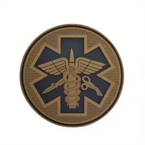 3D PVC Medical Badge for Gear Enhancement