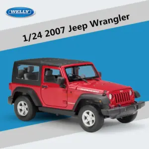 WELLY Jeep Wrangler Rubicon 1:24 Diecast Model 9 Sf1fca382bef34602a4c34f782acbad19y