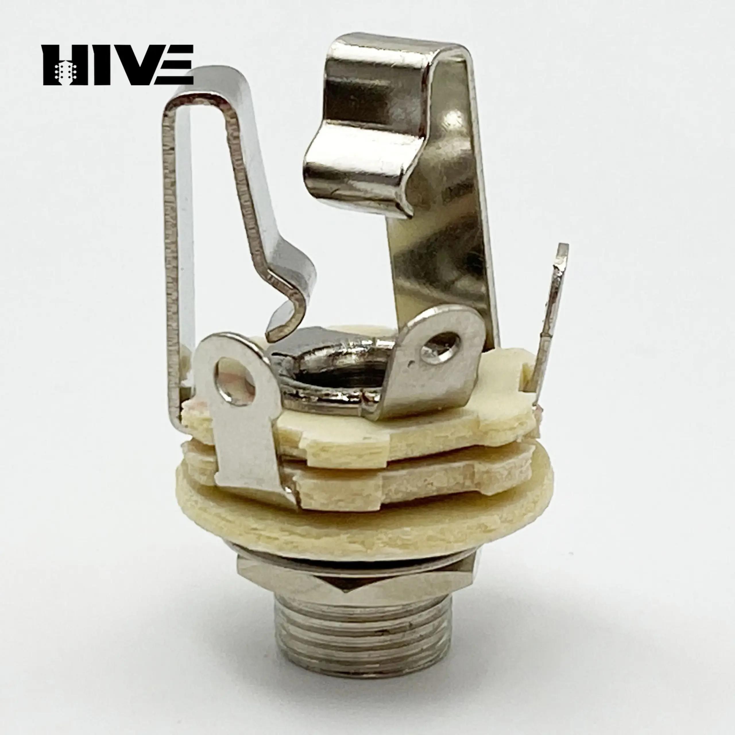 Dual-Channel Silver Guitar Output Jack 4 Dual-Channel Silver Guitar Output Jack - Image 4